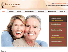 Tablet Screenshot of lakeadvanceddentistry.com